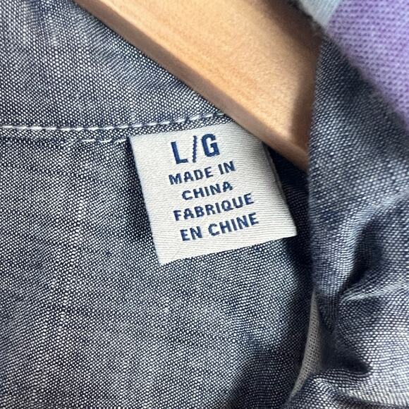 Tommy Bahama Mens L Double Flora Plaid Palm Tree Hawaiian Shirt Coastal Resort - Picture 7 of 12